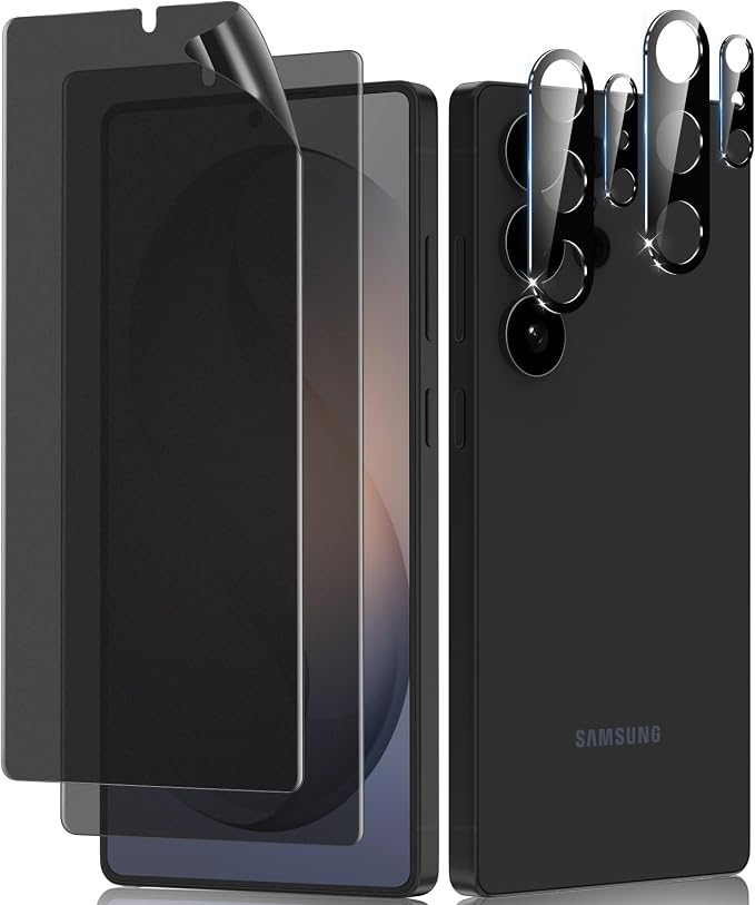 LYWHL 2+2 Pack for Samsung Galaxy S26 Ultra Matte Privacy Screen Protector