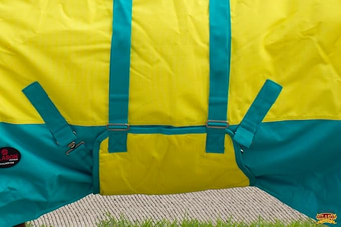 84" Hilason 1200D Winter Waterproof Turnout Horse Blanket Belly Wrap Yellow