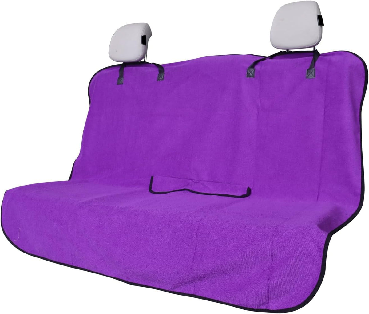 Sweat Towel Car Seat Cover Protector Front Seats for Gym Workout, Running, Swimming, Beach and Hiking, Waterproof Universal Seat Cover for Car, Trucks, Van & SUV (1, Chamomile, Rear Seat)