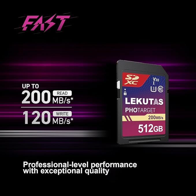 512GB SDXC UHS-I Memory Card