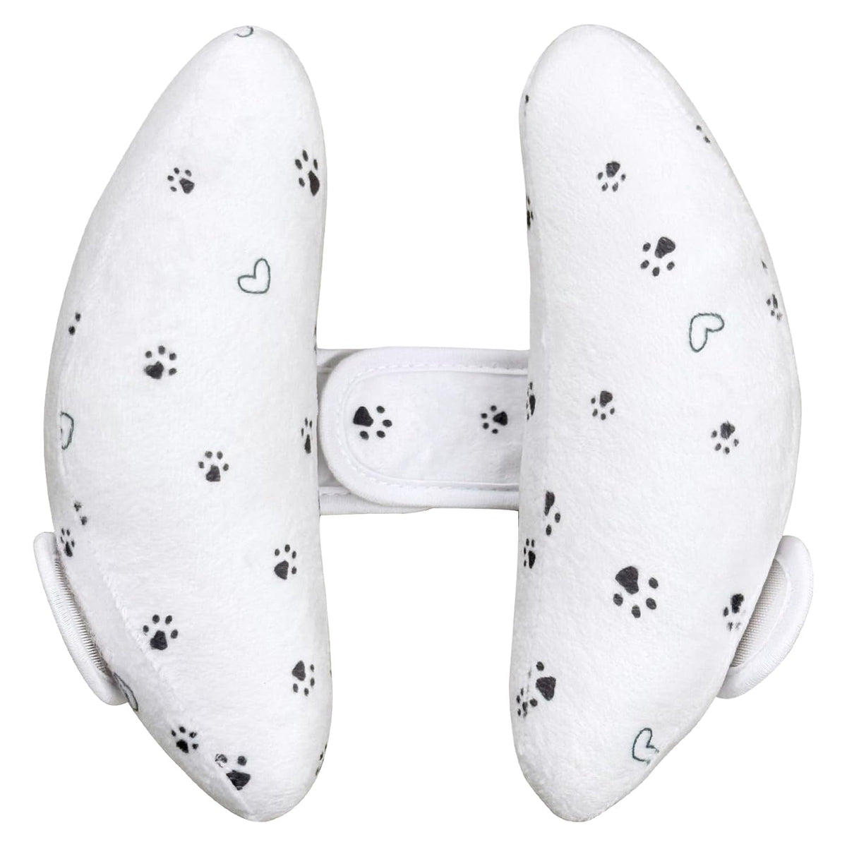 Adjustable Baby Head Neck Support Pillow for Car Seat and Stroller - Soft and Lightweight Cushion for Travel and Daily Use, with Cute Cat Paw Print Pattern Baby Travel