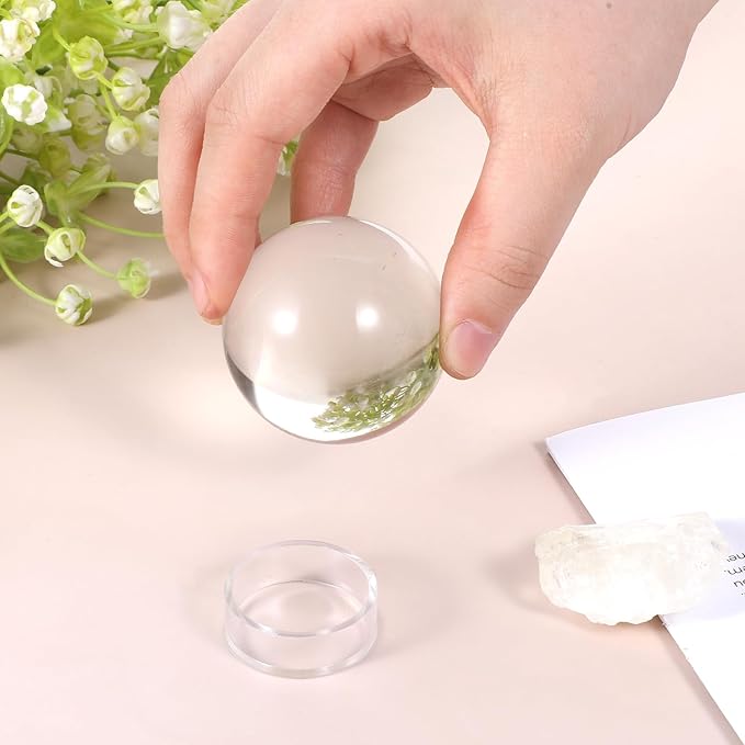 15Pcs Baseball Holder, Ball Stand Baseball Stand Sphere Holders for Display Clear Ring Acrylic Display Holders for Easter Eggs Golf Softball Tennis Ball Spheres Marbles Collections