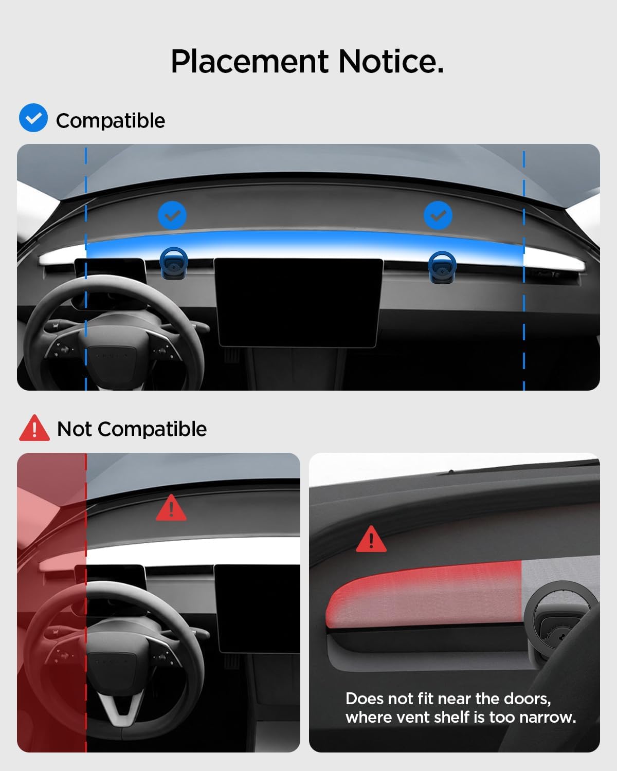 Spigen Tesla Air Vent MagSafe Mount for Model Y Juniper & YL & 3 Highland