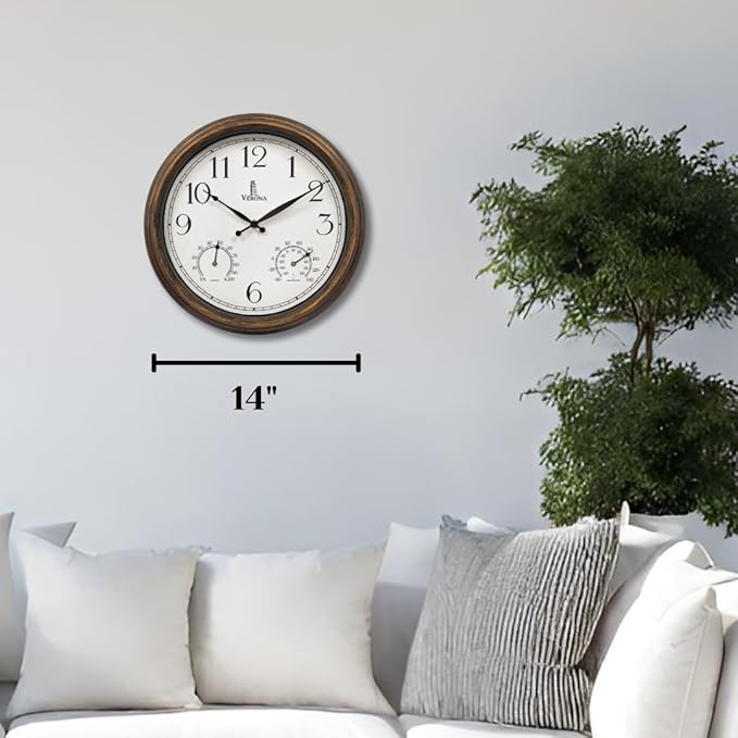Outdoor Clocks for Patio Waterproof