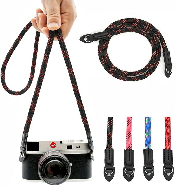 Camera Strap Vintage 100cm Nylon Climbing Rope Camera Neck Shoulder Strap