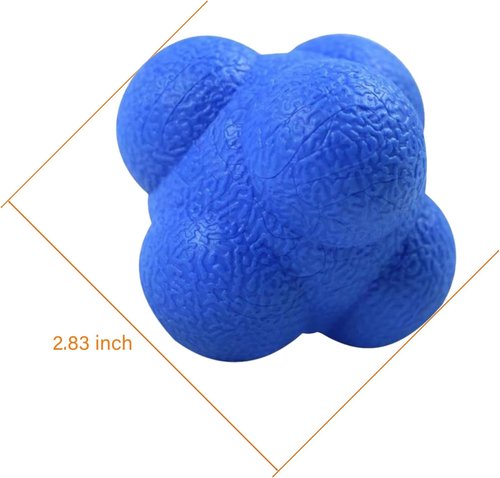 AIRLAXER Reflex Reaction Ball Set - Enhance Hand-Eye Coordination Training | 2.83 Inch | 3 Colors: Blue, Yellow, Green