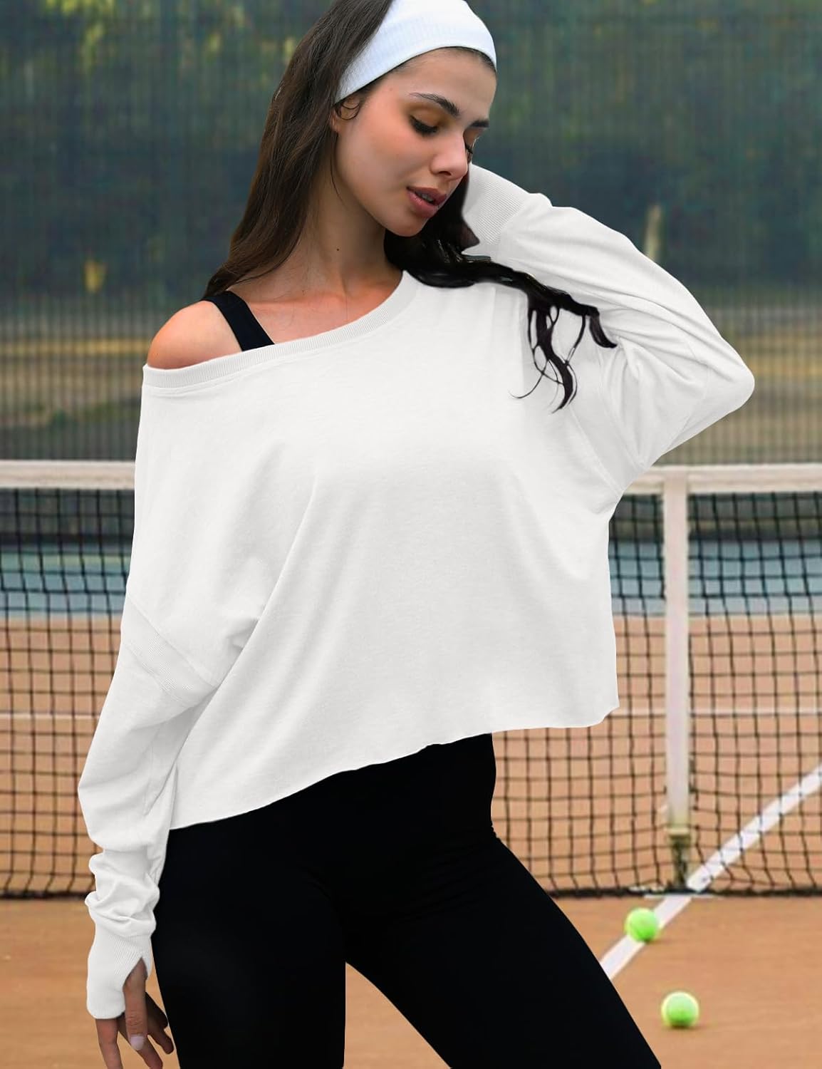 UNIANKIYA Open Back Workout Tops for Women - Long Sleeve Cropped Athletic Gym & Yoga Shirts