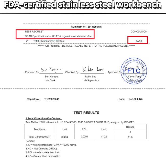 Stainless Steel Table with Wheels for Food Preparation and Work, Multi-Size Optional, Three-Layer Variable Two-Layer Metal Commercial Workbench Outdoor, Restaurant, Kitchen (48" Lx24 Wx34 H)