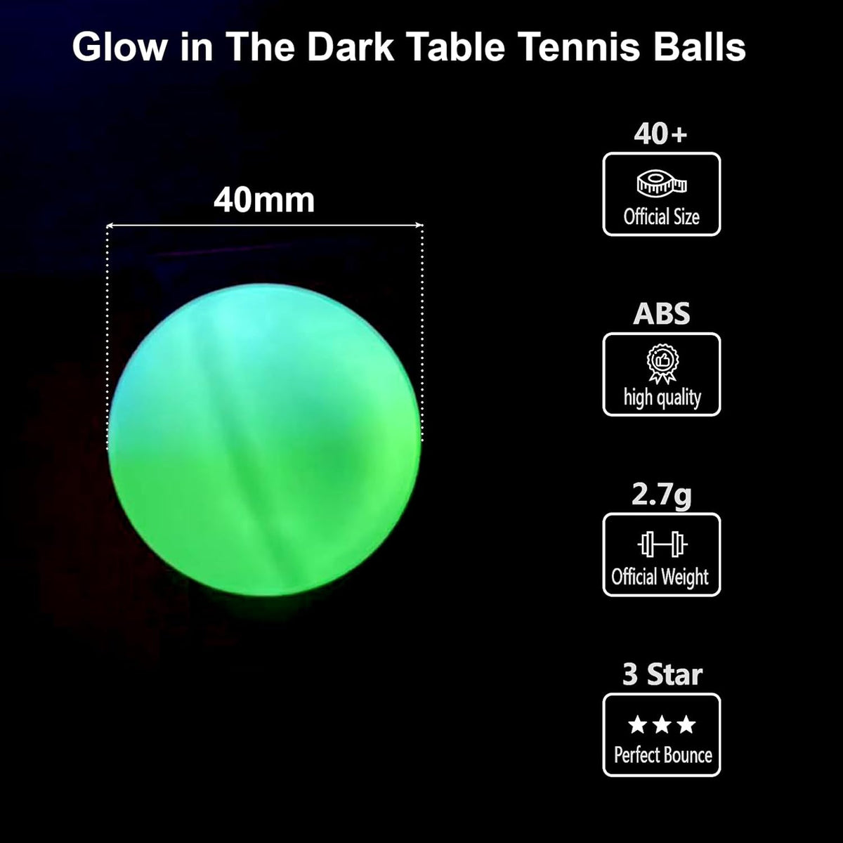 Regine Switzerland 3-Star Ping Pong Balls - High Bounce & Durable for Training, Parties, and Pets