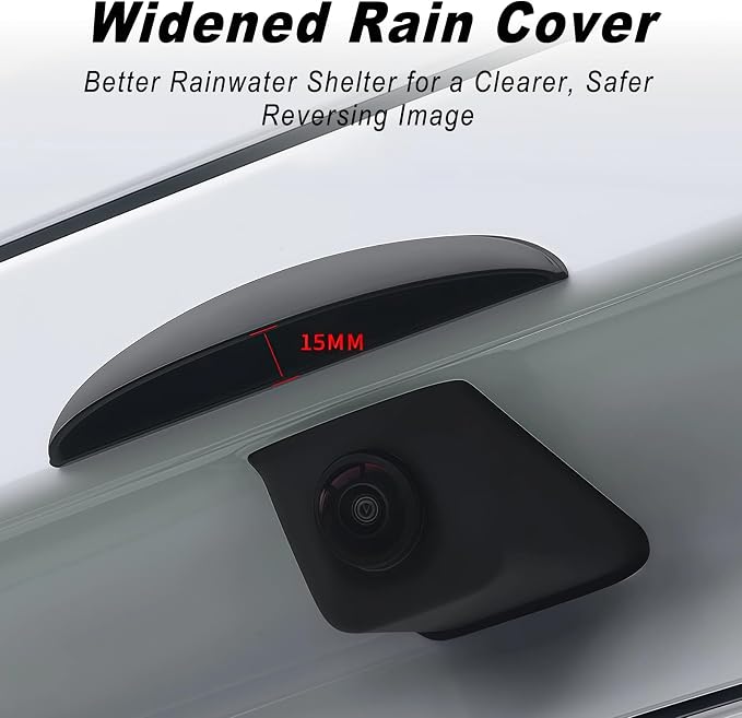 Car Rear View Camera Cover, Anti-Rain Backup Camera Rain Shield, Silicone