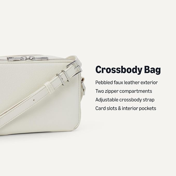 Amazon Essentials Women's Boxy Crossbody Bag