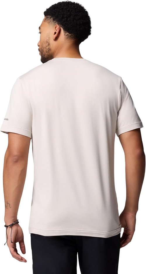 Columbia Men's Kwick Hike Tee - Comfortable Graphic Short Sleeve Shirt for Outdoor Adventures