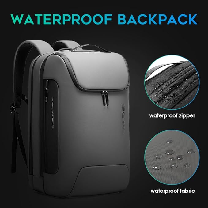 BANGE Anti Theft Backpack With TSA Lock, Waterproof Backpacks With YKK Zipper