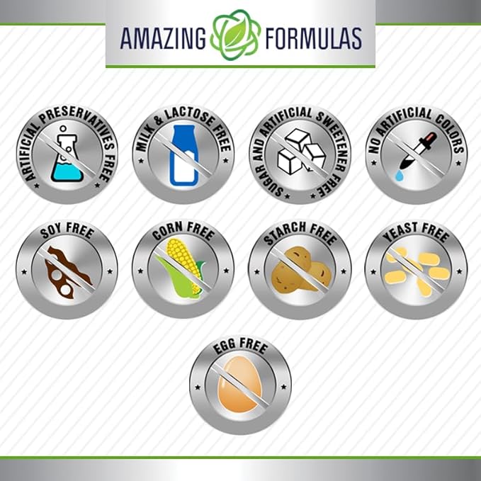 Amazing Formulas Melatonin Plus L-Theanine Supplement | 15.5 Mg per Serving | 120 Tablets | Non-GMO | Gluten-Free | Made in USA