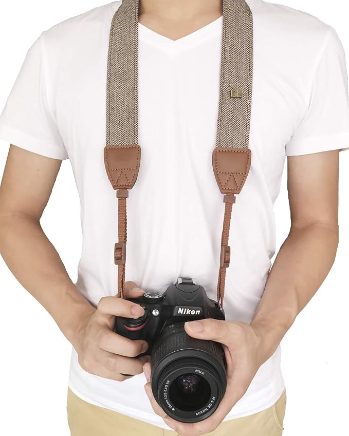 Alled Camera Neck Shoulder Belt Strap, Vintage Soft Camera Straps