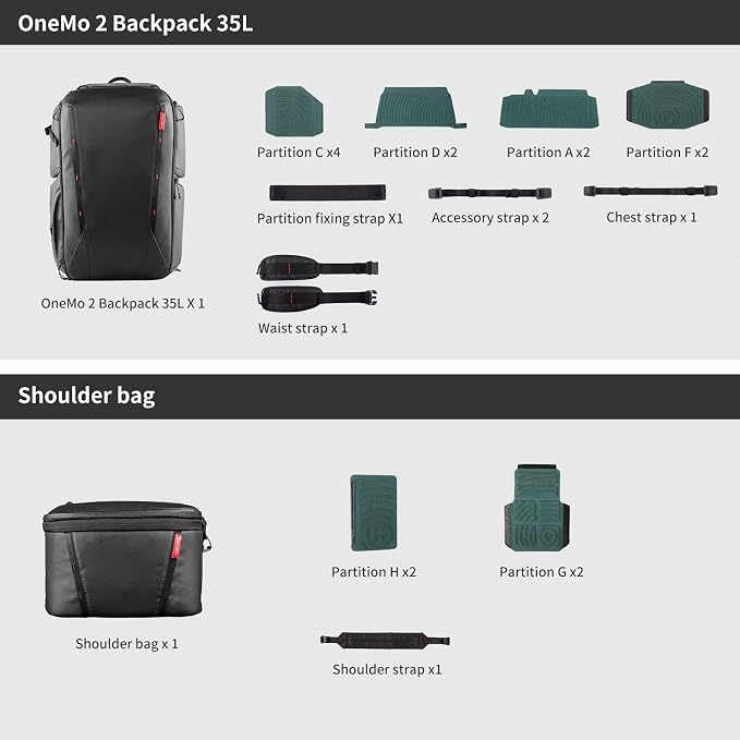 PGYTECH OneMo 2 25L-33L Camera Backpack