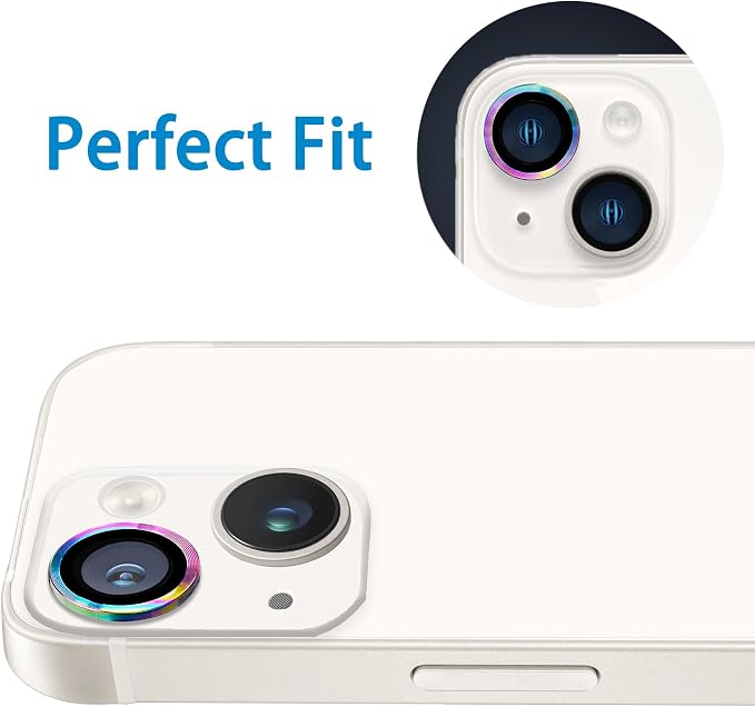 for iPhone 15 and 15 Plus Camera Lens Protector, Anti-Scratch Lens Cover 9H
