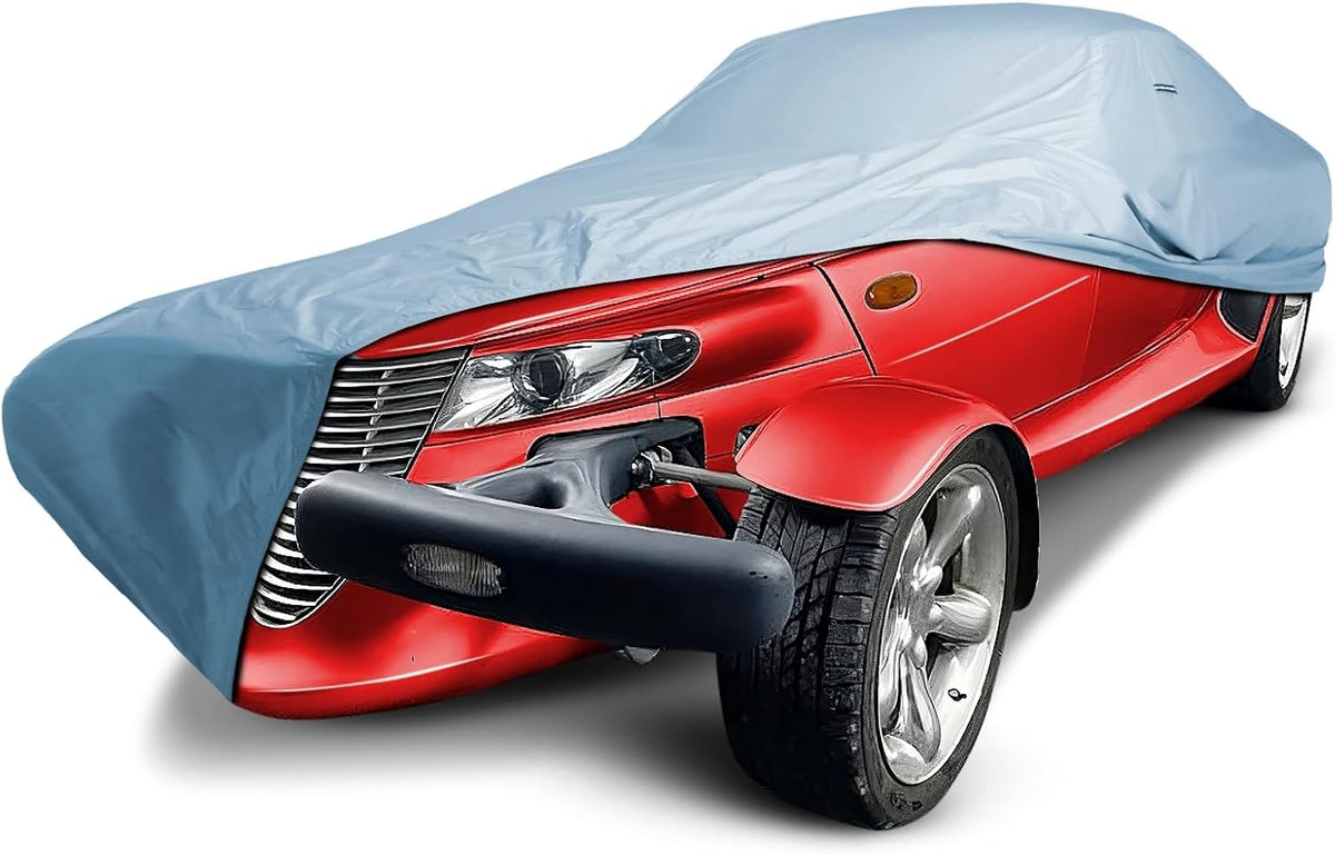 iCarCover Premium Car Cover for 1997-2002 Chrysler Prowler Heavy Duty Waterproof All-Weather Automobiles Custom Fit Indoor Outdoor UV Snow Protection Covers with Straps and Bag
