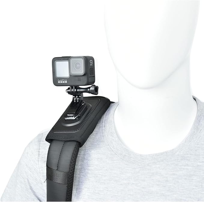 Action Camera Backpack Mount | GoPro Hero 13/12/11 Compatible, Insta360