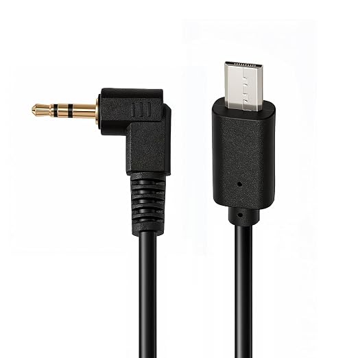 Shutter Release Cable for Sony FX2 FX30 ZV-1 A1 A9II A7S3 A7R5 A7M4 A6500