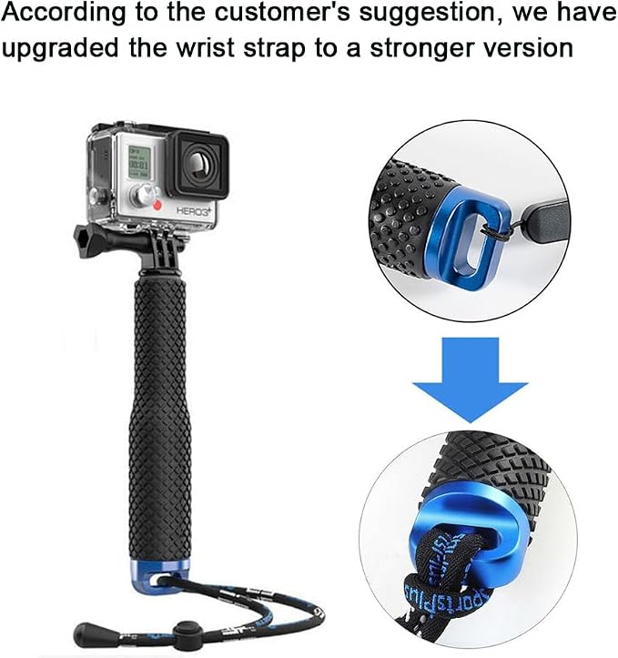 Selfie Stick Extendable Hand Grip Handheld Monopod Aluminum Telescopic Pole