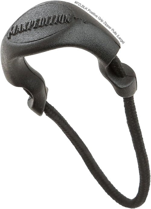 MAXPEDITION Zipper Pulls - Positive Grip Replacement for Tactical Gear | Large Black, Pack of 6