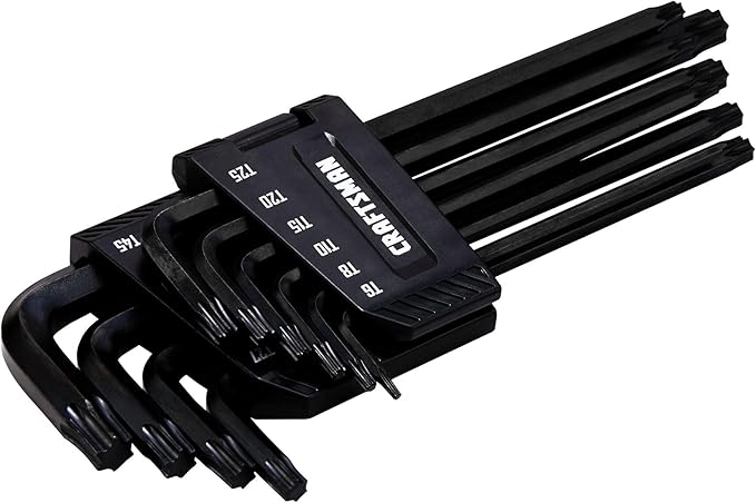 CRAFTSMAN Hex Key Allen Wrench Set with Ball-End, Torx, 10 Piece (CMHT26031)