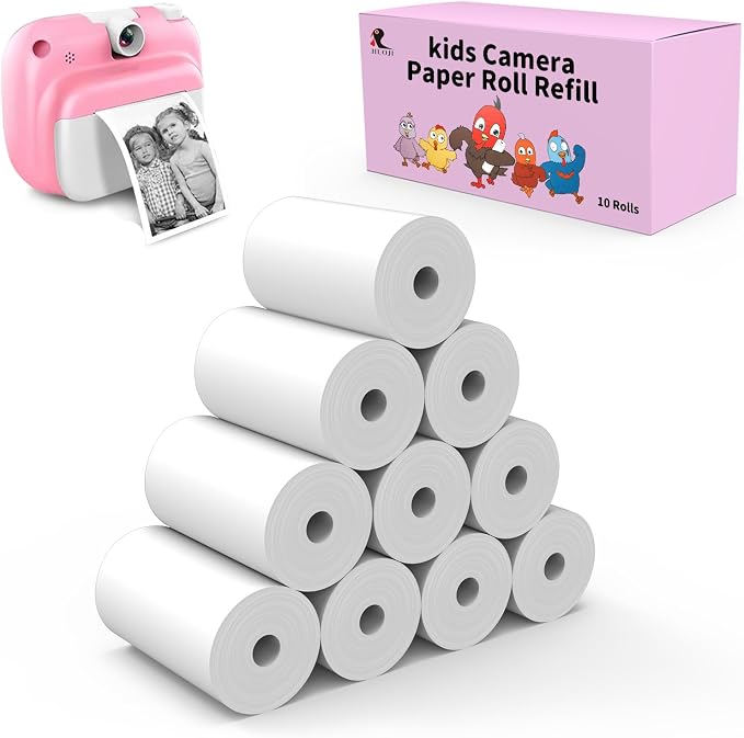 10 Rolls Kids Camera Paper Roll Refill