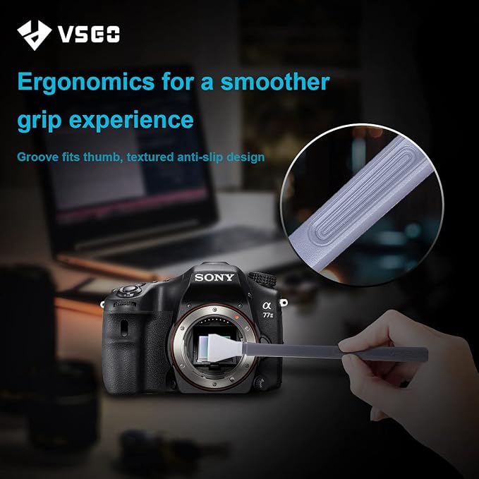 VSGO 12pcs APS-C Camera Sensor Cleaning Kit, Sensor Cleaning Swabs, Compatible