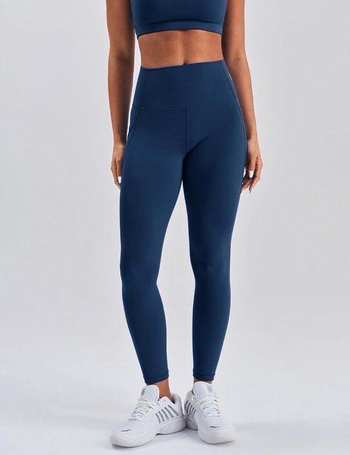 K-Swiss Women's Leggings - Soft, Stretchy High Waist 25" Yoga Pants with Pockets for Athletic Comfort