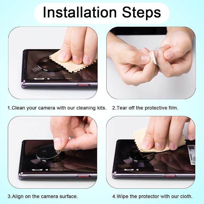 Orzero Camera Lens Protector Compatible