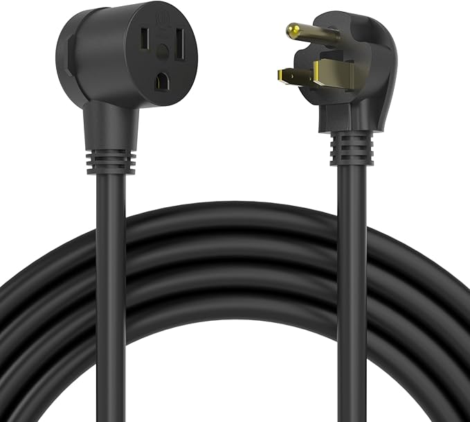 YESWELDER 15ft 250 Volt Welder Extension Cord 10 AWG Power Extension for Welding Machines, NEMA 6-50P to 6-50R