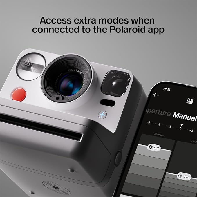 Polaroid Now+ 3rd Generation I-Type Instant Camera + Film Bundle