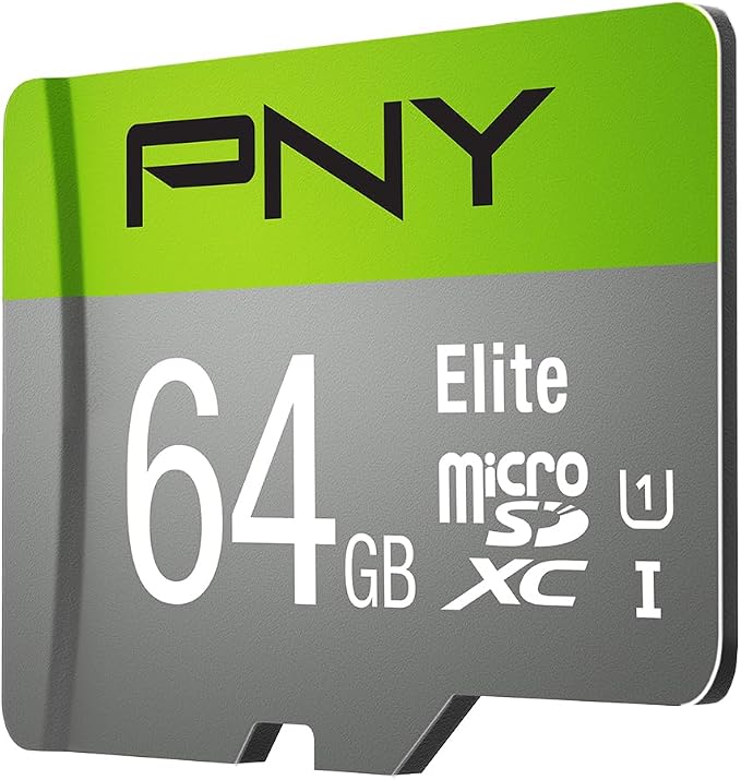 PNY 64GB Elite Class 10 U1 microSDXC Flash Memory Card