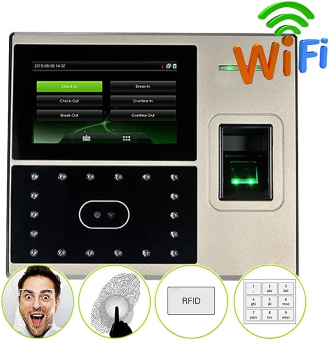 UFace800 Linux System TCP/IP Biometric Fingerpint Face Facial Recognition Time