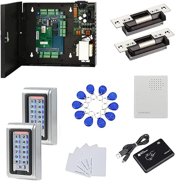 Waterproof Metal Keypad Reader Standard North American Strike Lock TCPIP 2