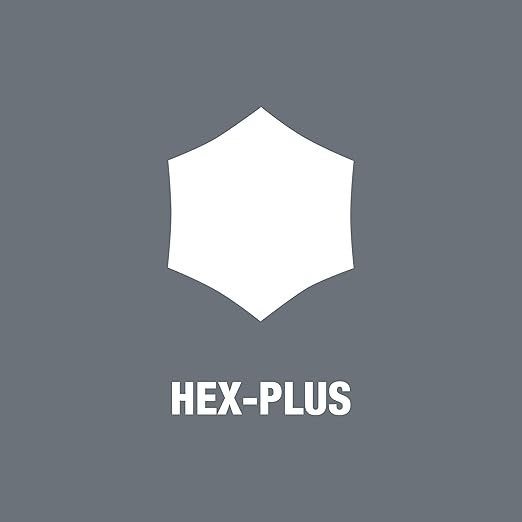Wera 05022534001 950/7 Hex-Plus Multicolour Magnet 1 L-key set, metric, BlackLaser, 7 pieces