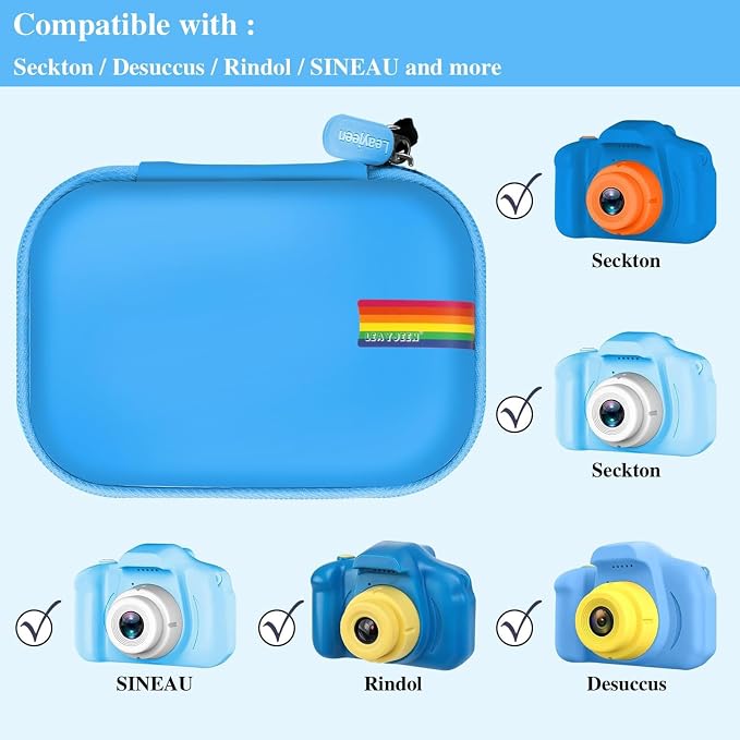 Leayjeen Kids Camera Case Compatible