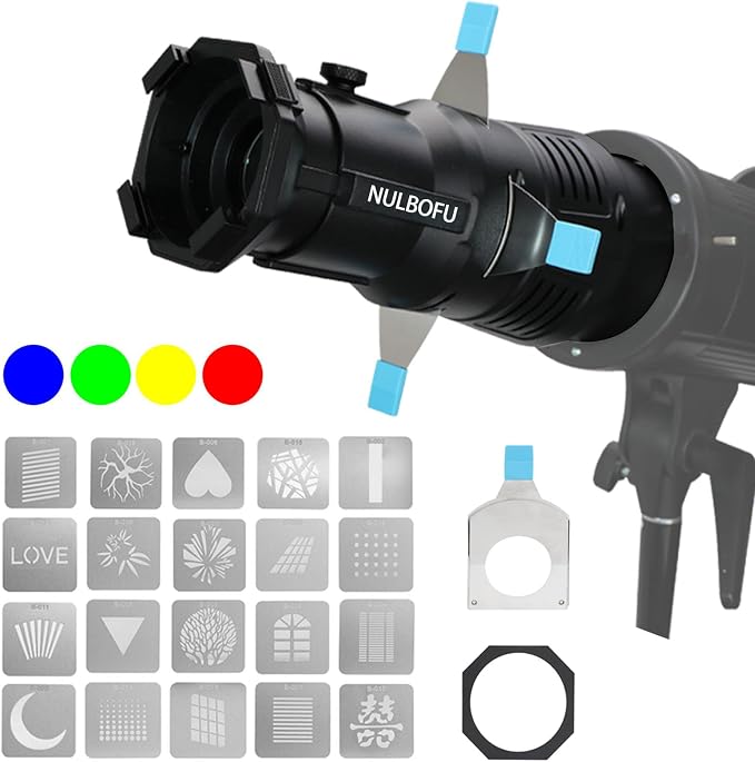 Bowens Mount Spotlight Conical Optical Snoot kit, Photography Lighting Accessory