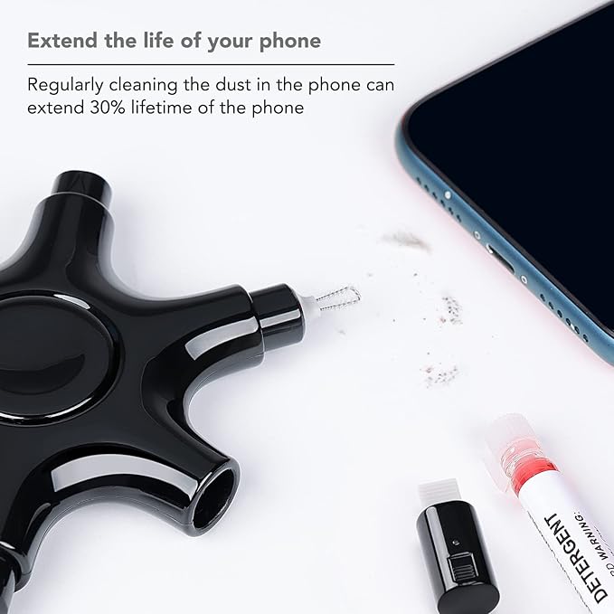 Tassmpitor for iPhone Cleaning Kit Port Cleaner, Repair and Restore Tool for