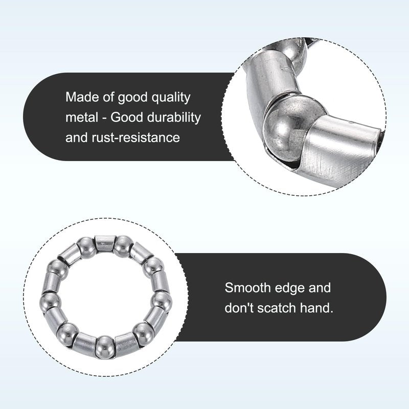uxcell Bicycle Crank Ball Bearing 5/16Inch (8mm) x 9 Balls, 14pcs Replacement Ball Bearings for Bottom Bracket Bearings Bike Wheel Frame Bearing Repair