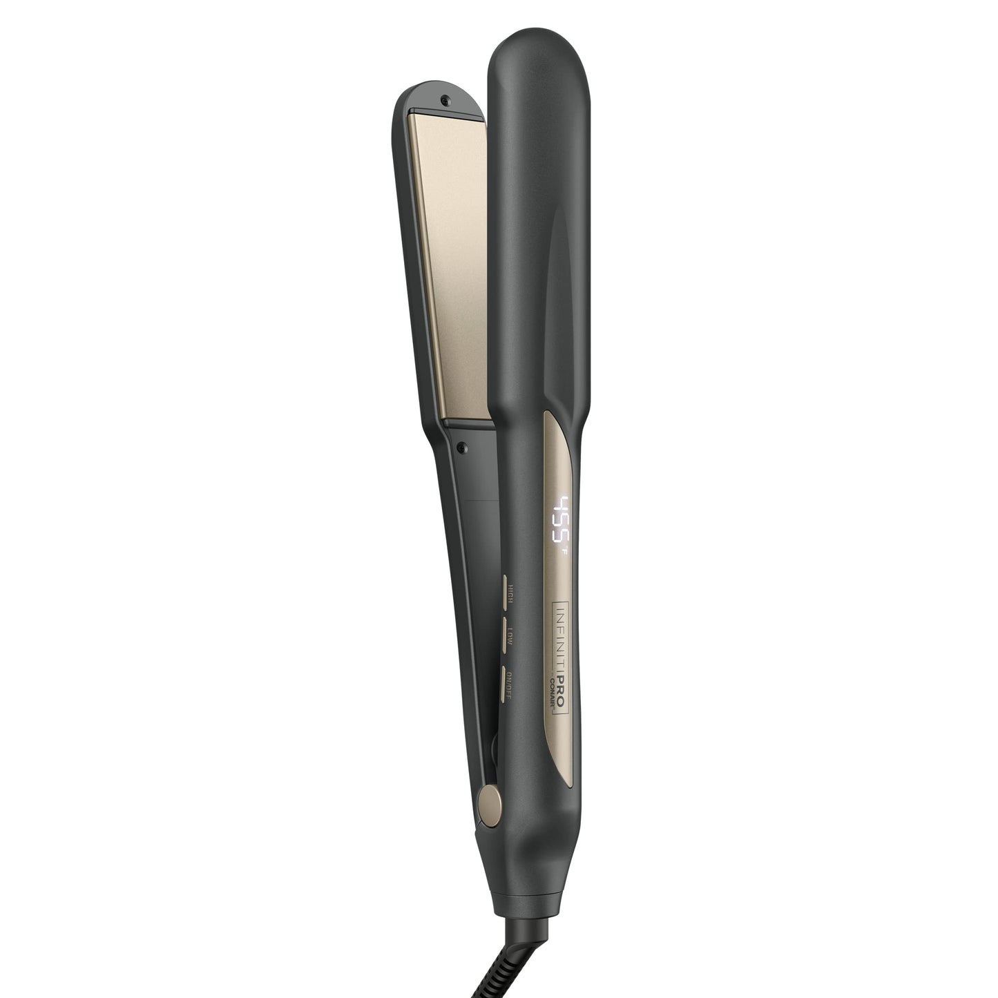 INFINITIPRO BY CONAIR Tourmaline Ceramic Flat Iron, 1 1/4-inch Digital Hair Straightener