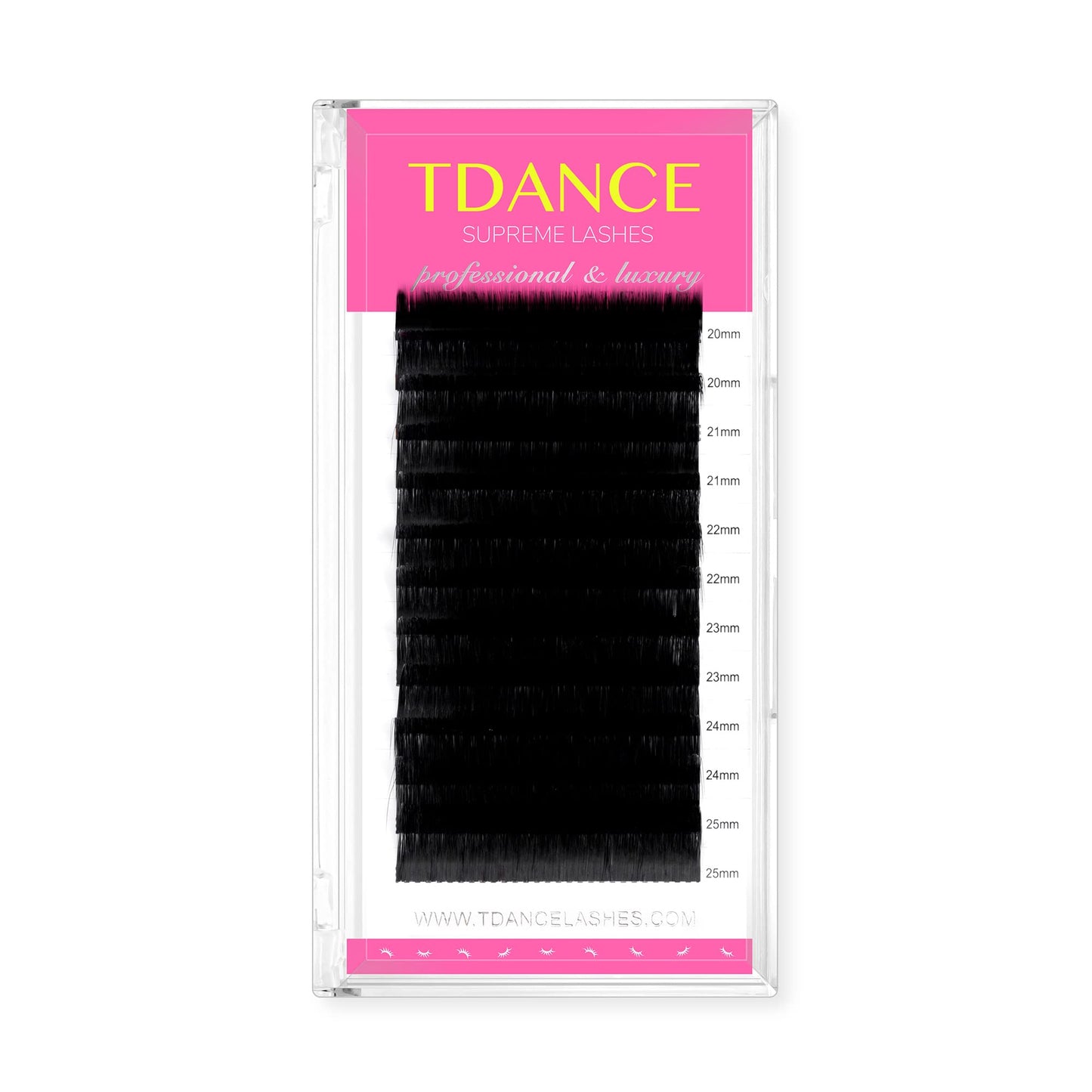 Tdance Premium Cc Curl 0.05Mm Thickness Semi Permanent Individual Eyelash Extensions Silk Volume Lashes Professional Salon Use M