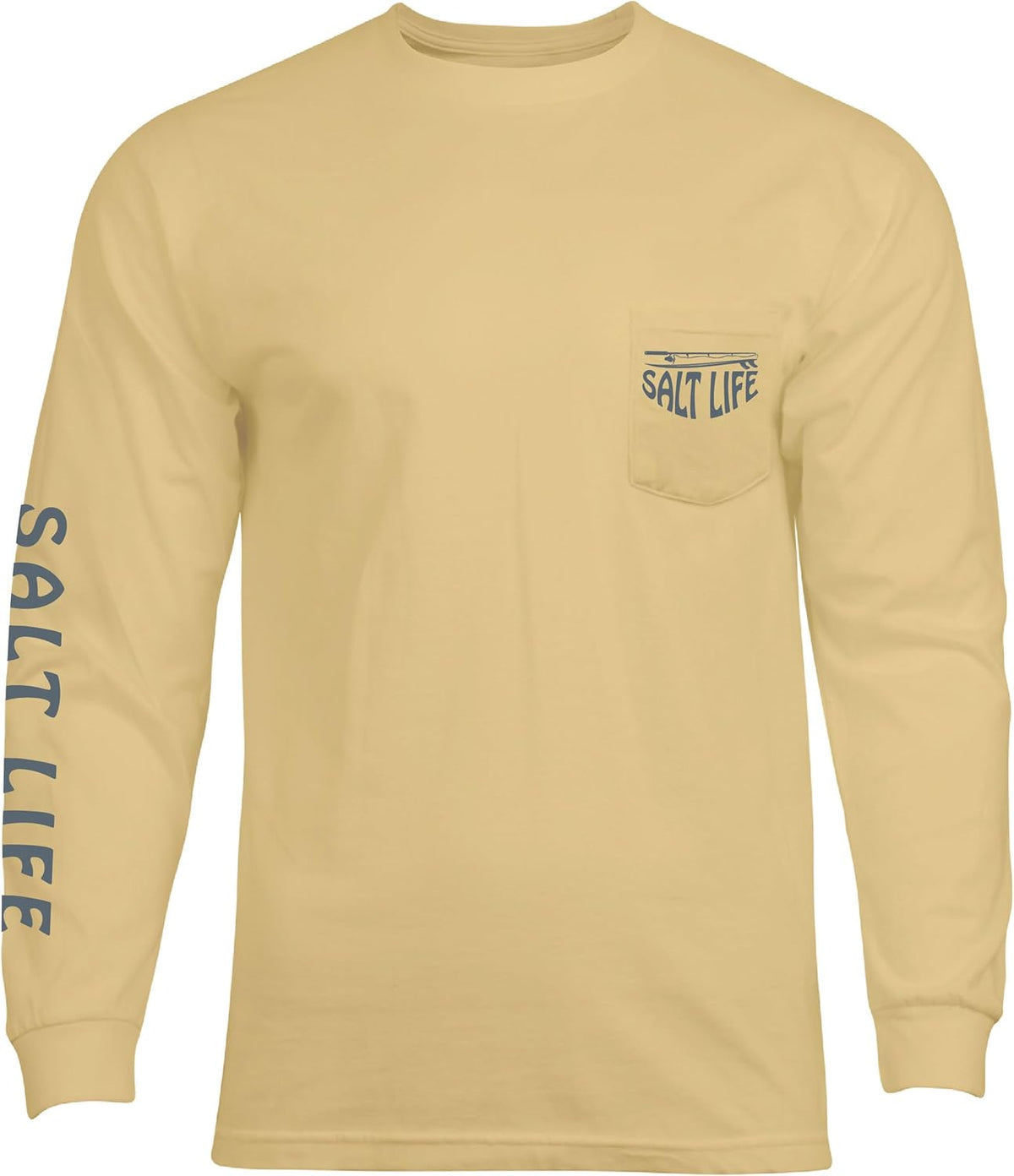 Salt Life Men's Classic Fit Long Sleeve Reel Shirt - Comfortable & Stylish | Perfect for Fishing
