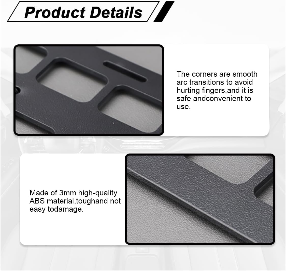 Car Rigid MOLLE Panel, Car Sun Visor Organizer Tactical Gear Rack