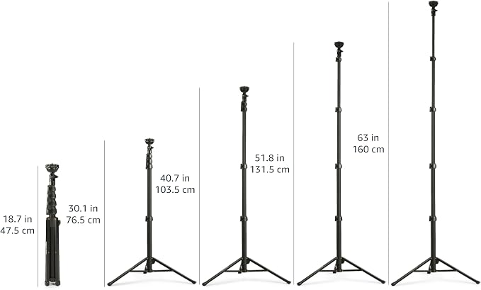 Amazon Basics 64-inch Extendable Tripod