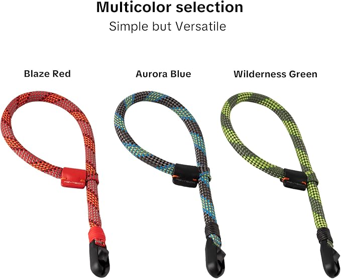 PGYTECH Camera Wrist Strap Slim Outdoor Style, Adjustable Quick Release