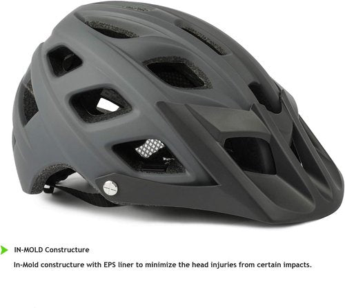 Exclusky Mountain Bike Helmet - Lightweight Adjustable Cycling Safety Gear for Men & Women