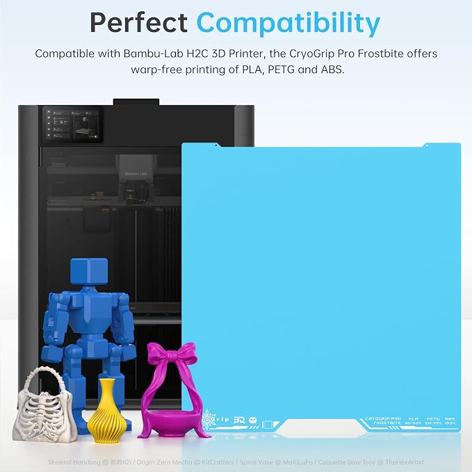 BIQU Cryogrip Pro Frostbite Cold Build Plate Compatible