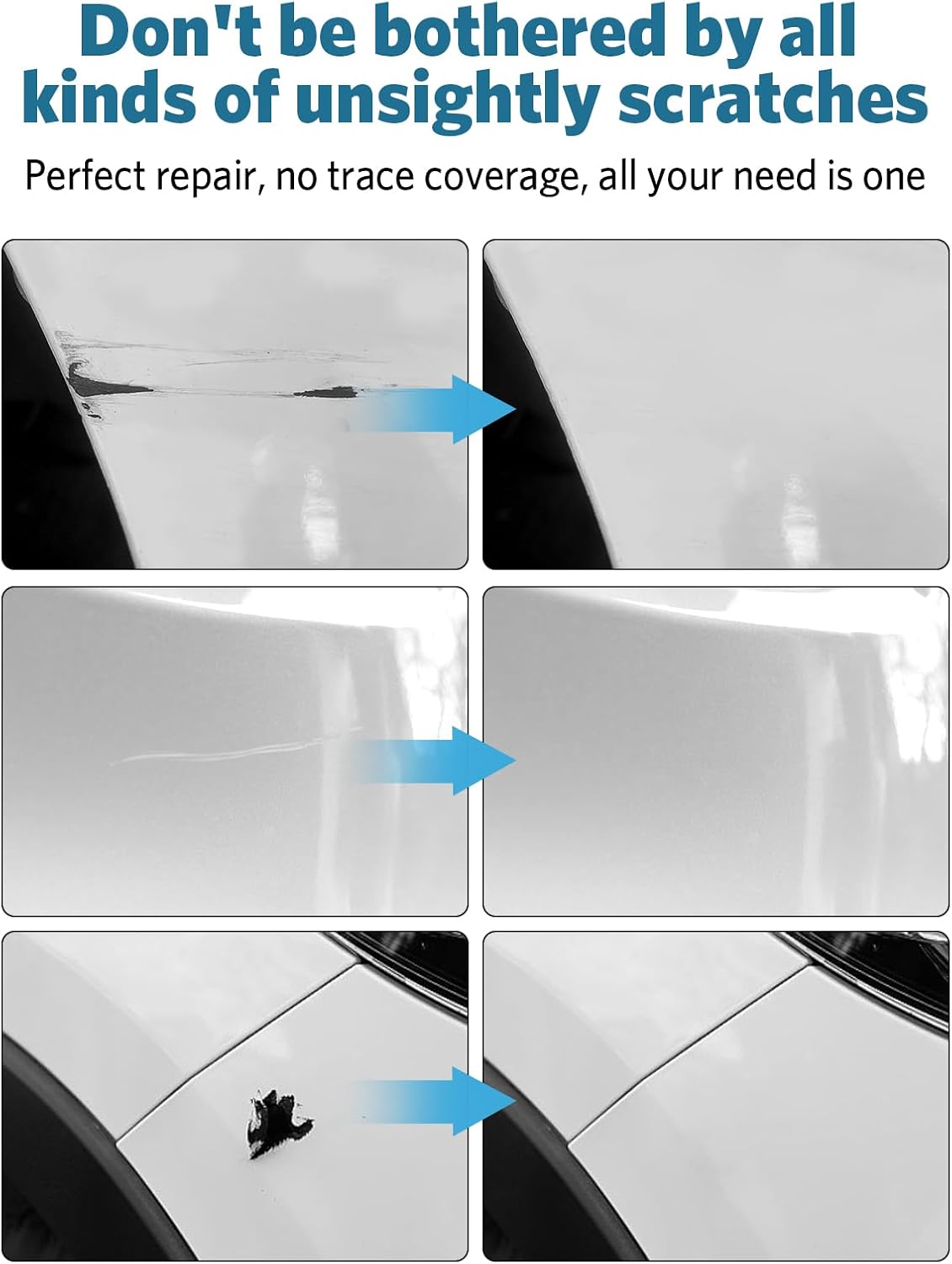 085 Eminent White Pearl Touch Up Paint for Lexus, Exact Color Match Car Paint Scratch Repair Remover Pen Kit Quick & Easy Fix Vehicle Chips and Automotive Nicks Scuff